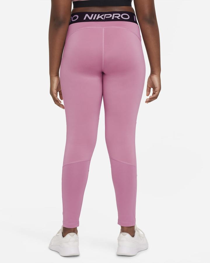 Leggins Nike Pro Kids (Extended Size) Niña Rosas Blancas | JRQKC-8407