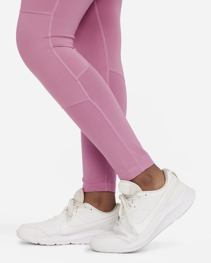 Leggins Nike Pro Kids (Extended Size) Niña Rosas Blancas | JRQKC-8407