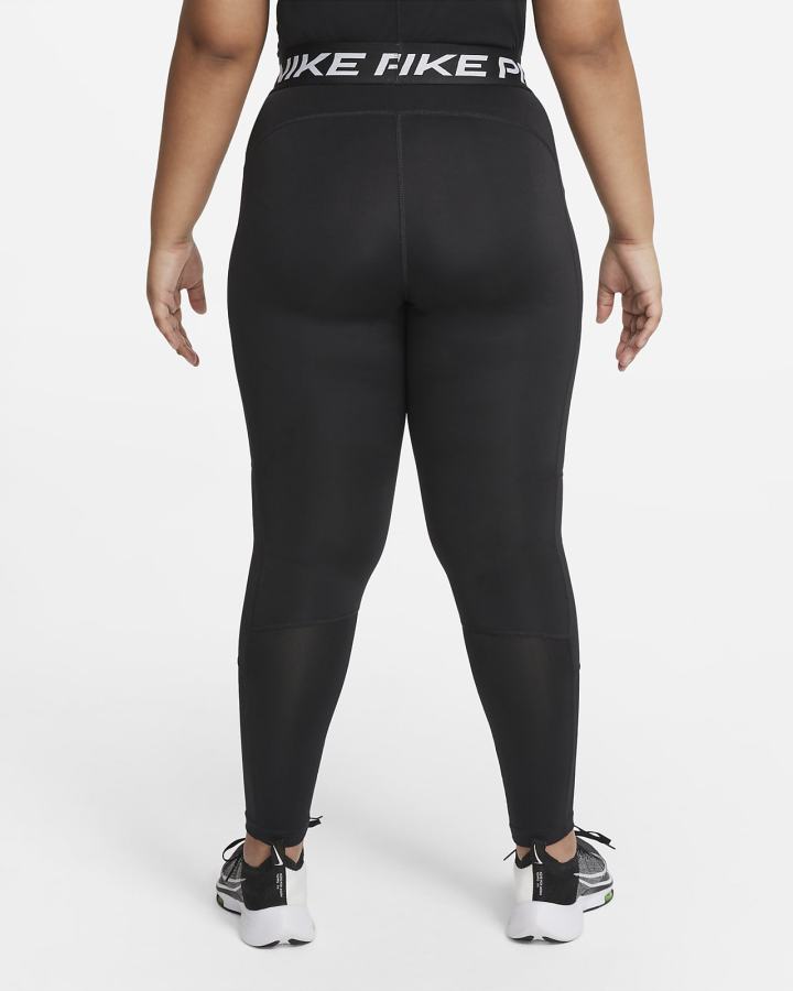 Leggins Nike Pro Kids (Extended Size) Niña Negras Blancas | XRTLY-0156