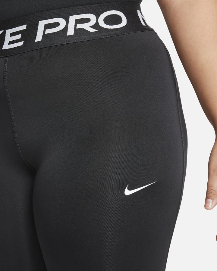 Leggins Nike Pro Kids (Extended Size) Niña Negras Blancas | XRTLY-0156