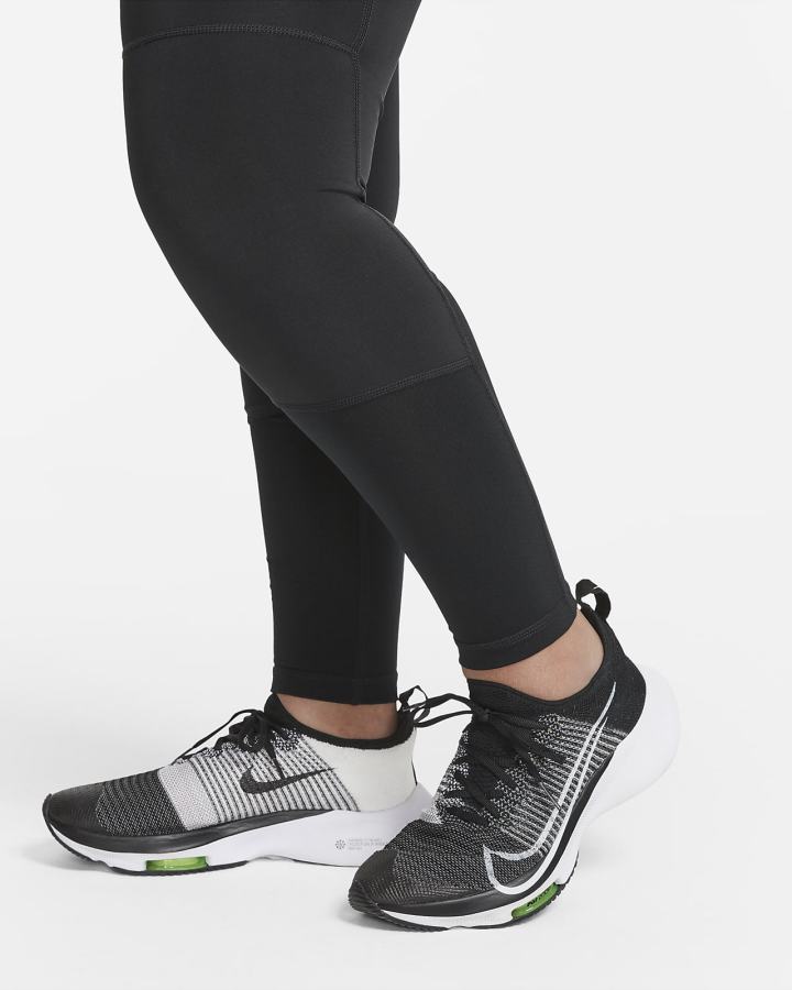 Leggins Nike Pro Kids (Extended Size) Niña Negras Blancas | XRTLY-0156