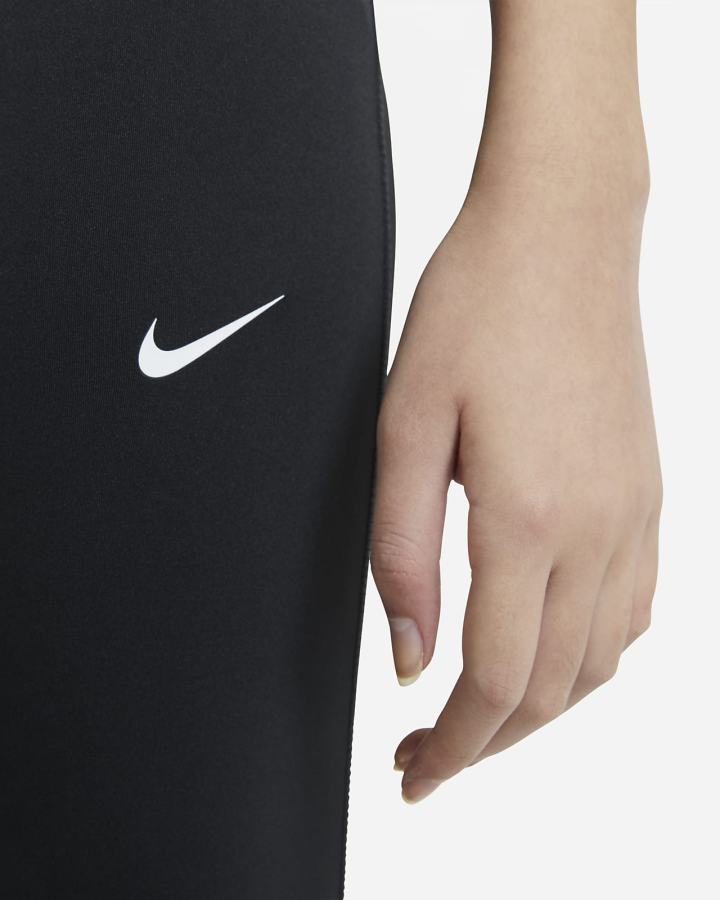 Leggins Nike Pro Kids Niña Negras Blancas | KGVRH-9342