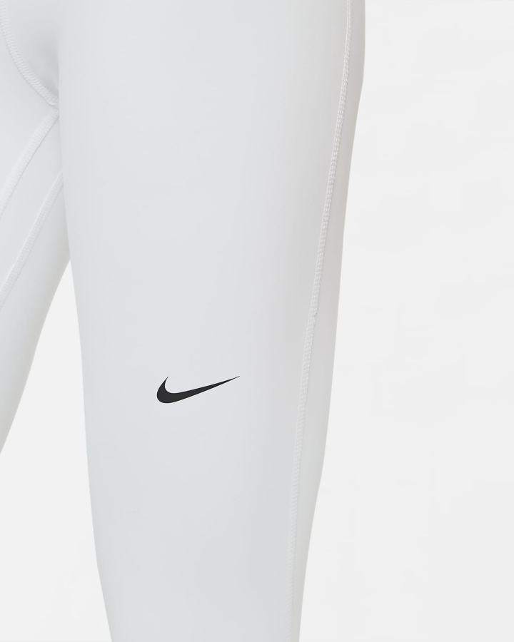 Leggins Nike Pro Mid-Rise Crop (Plus Size) Mujer Blancas Negras | CGTQV-5907