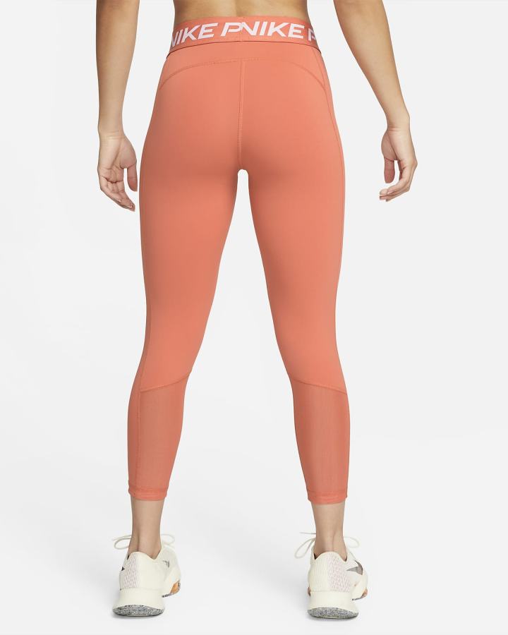 Leggins Nike Pro Mid-Rise Crop (Plus Size) Mujer Blancas | XALUR-7034