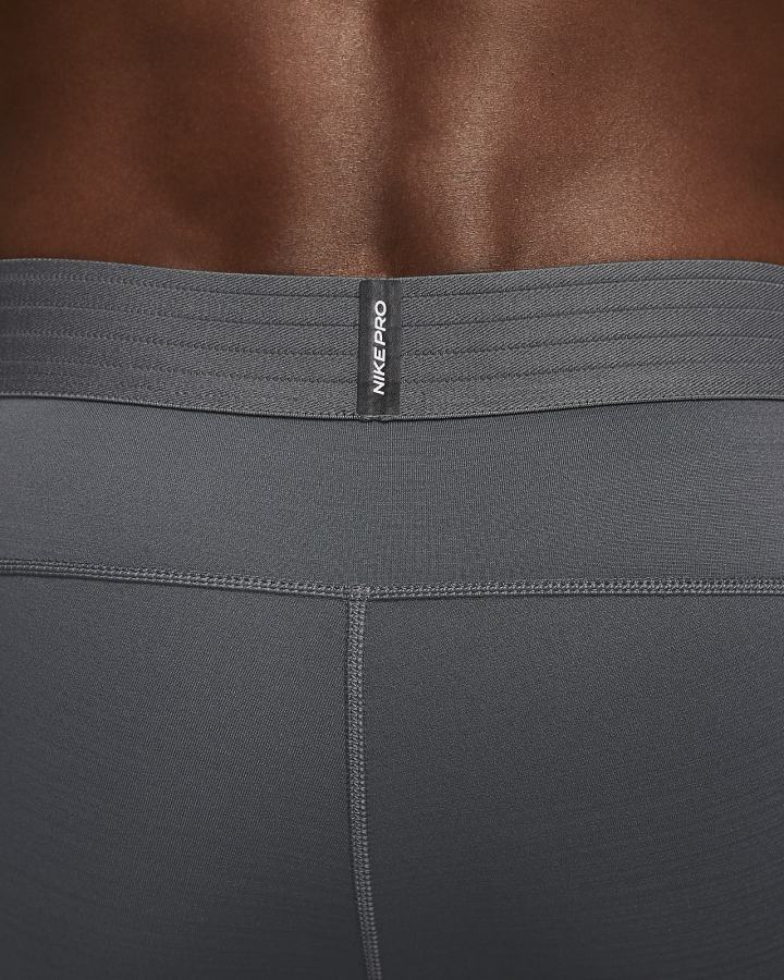 Leggins Nike Pro Warm Hombre Gris Negras | QTEBU-6321