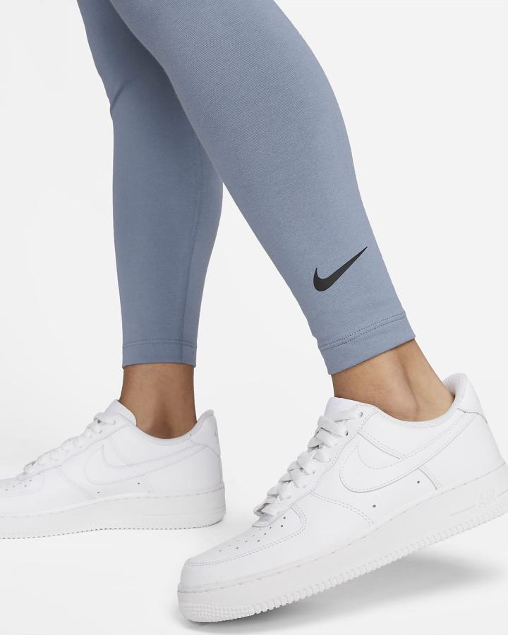 Leggins Nike Sportswear Club High-Waisted Mujer Negras | OTPAJ-4316