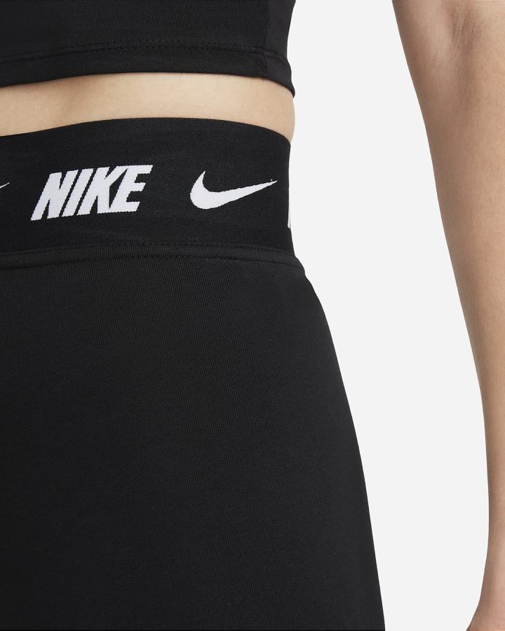 Leggins Nike Sportswear Club High-Waisted Mujer Negras | WUTYK-5897