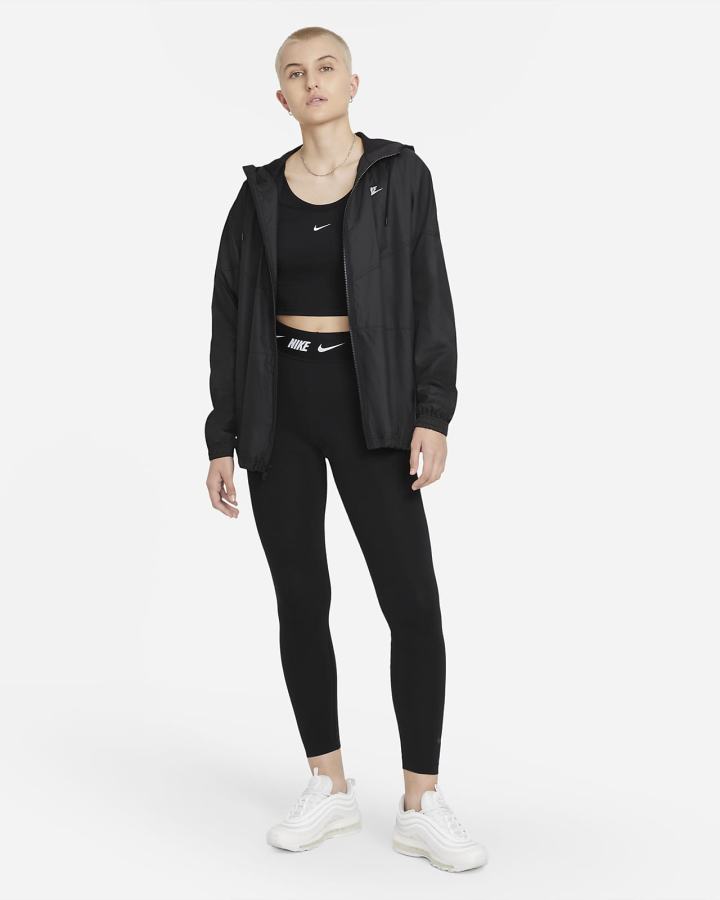 Leggins Nike Sportswear Club High-Waisted Mujer Negras | WUTYK-5897
