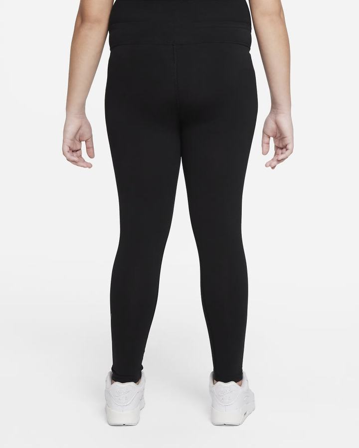 Leggins Nike Sportswear Essential Kids Niña Negras Gris Claro Blancas | QDHJA-6547