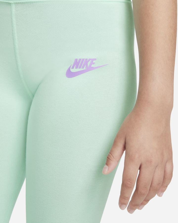 Leggins Nike Sportswear Essential Kids Niña Verde Menta Rosas Azules Moradas | UHBQS-8170