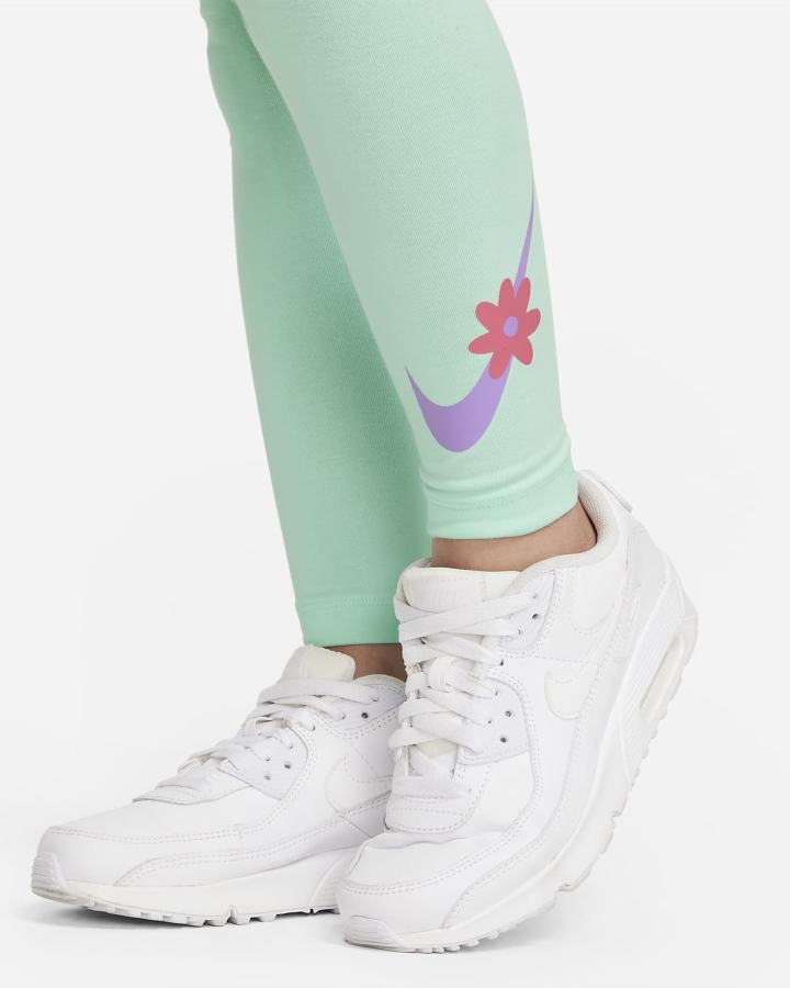 Leggins Nike Sportswear Essential Kids Niña Verde Menta Rosas Azules Moradas | UHBQS-8170