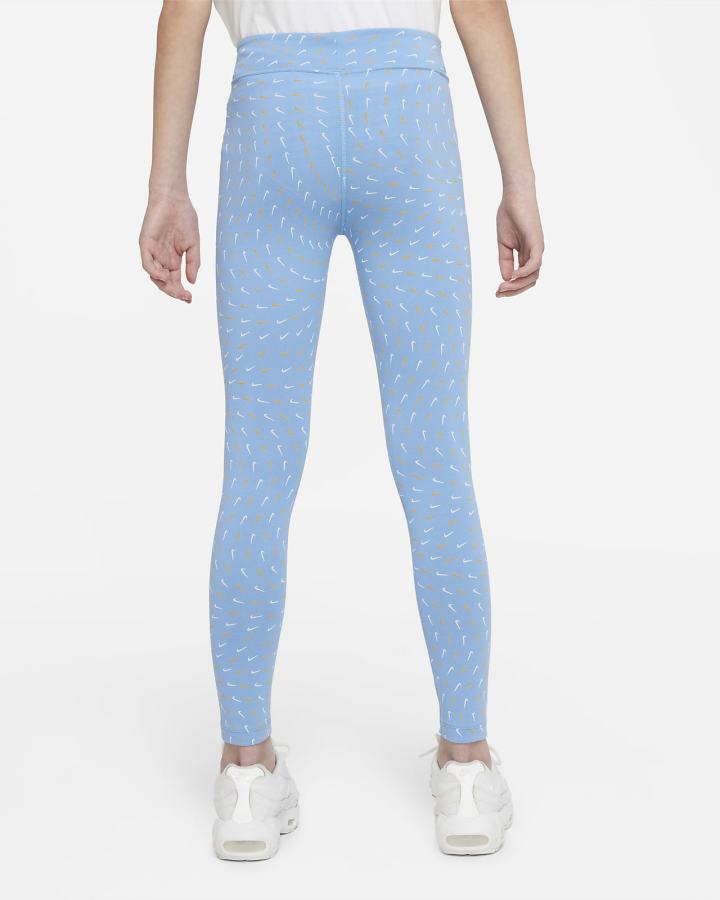Leggins Nike Sportswear Essential Kids Printed Niña Azules | OEJVX-7085