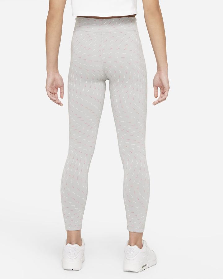 Leggins Nike Sportswear Essential Kids Printed Niña Gris Claro Rosas Azules | XNWBL-3194