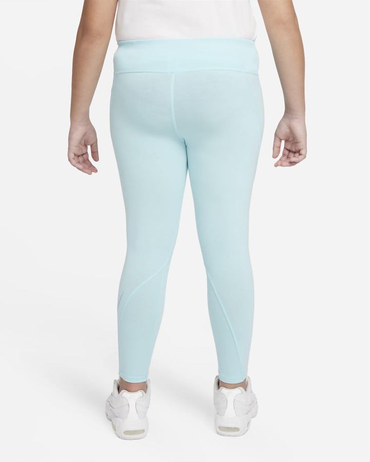 Leggins Nike Sportswear Favorites Kids Estampadas High-Waisted (Extended Size) Niña Azules | BTGRA-9137
