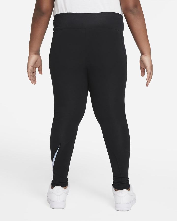 Leggins Nike Sportswear Favorites Kids Estampadas High-Waisted (Extended Size) Niña Negras | DSXGB-1346