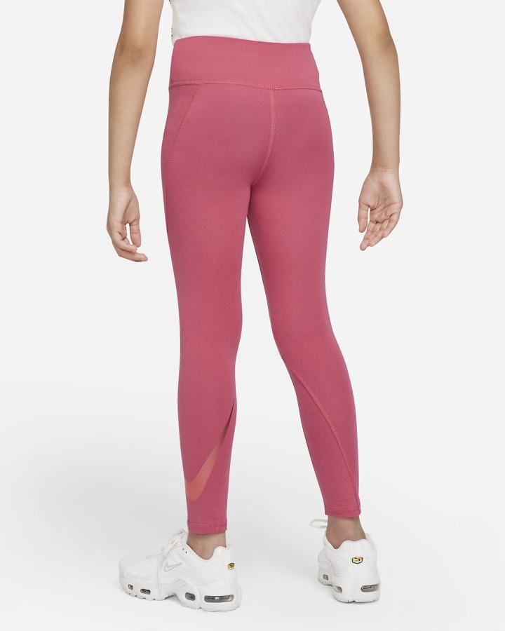 Leggins Nike Sportswear Favorites Kids Estampadas High-Waisted (Extended Size) Niña Rosas | PEQMV-1370