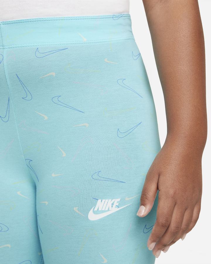 Leggins Nike Sportswear Favorites Kids Printed (Extended Size) Niña Blancas | FHWZK-4501
