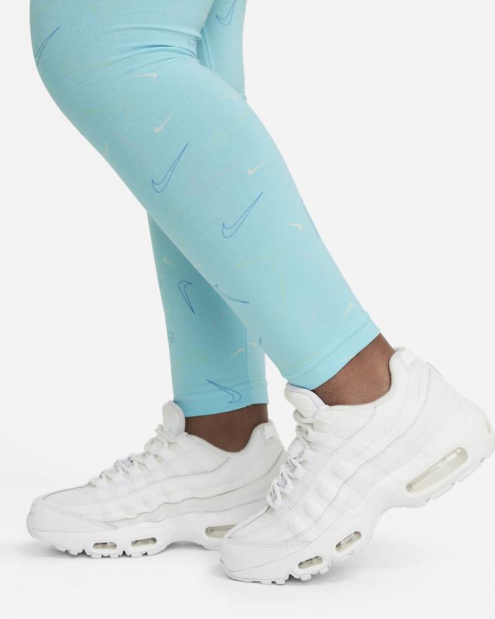 Leggins Nike Sportswear Favorites Kids Printed (Extended Size) Niña Blancas | FHWZK-4501