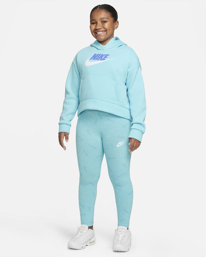 Leggins Nike Sportswear Favorites Kids Printed (Extended Size) Niña Blancas | FHWZK-4501