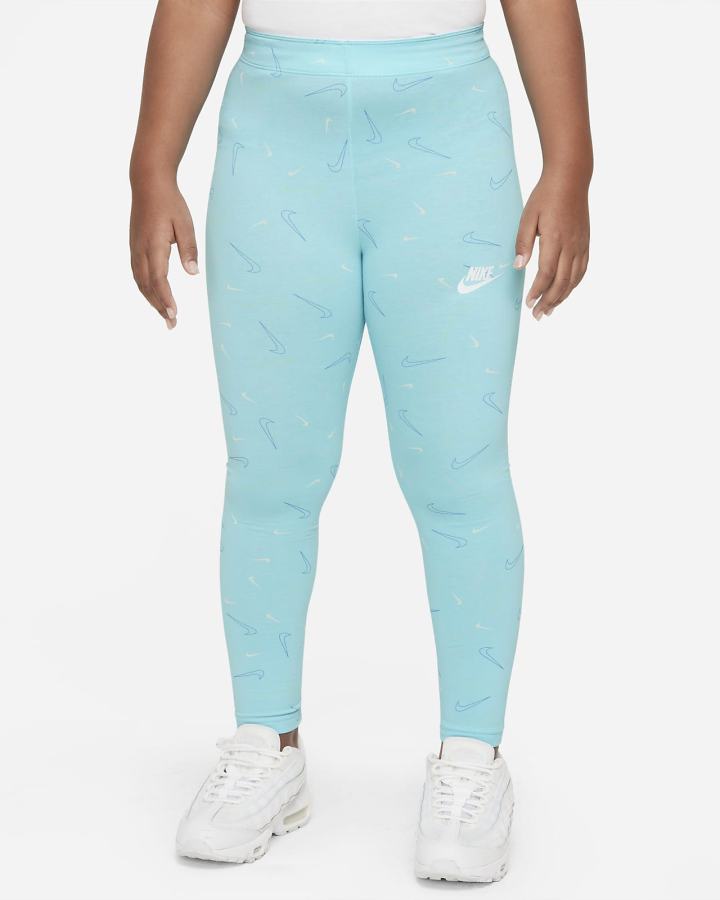 Leggins Nike Sportswear Favorites Kids Printed (Extended Size) Niña Blancas | FHWZK-4501