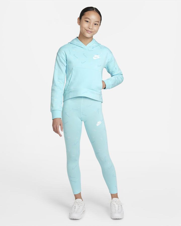 Leggins Nike Sportswear Favorites Kids Printed Niña Blancas | GFKXA-2309