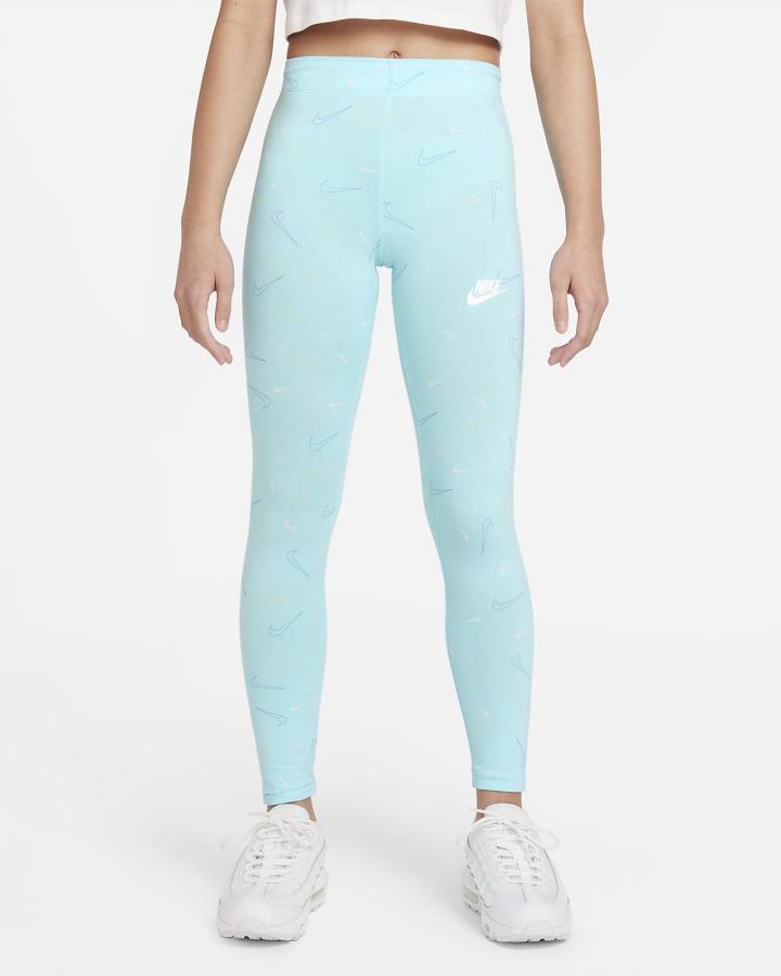 Leggins Nike Sportswear Favorites Kids Printed Niña Blancas | GFKXA-2309