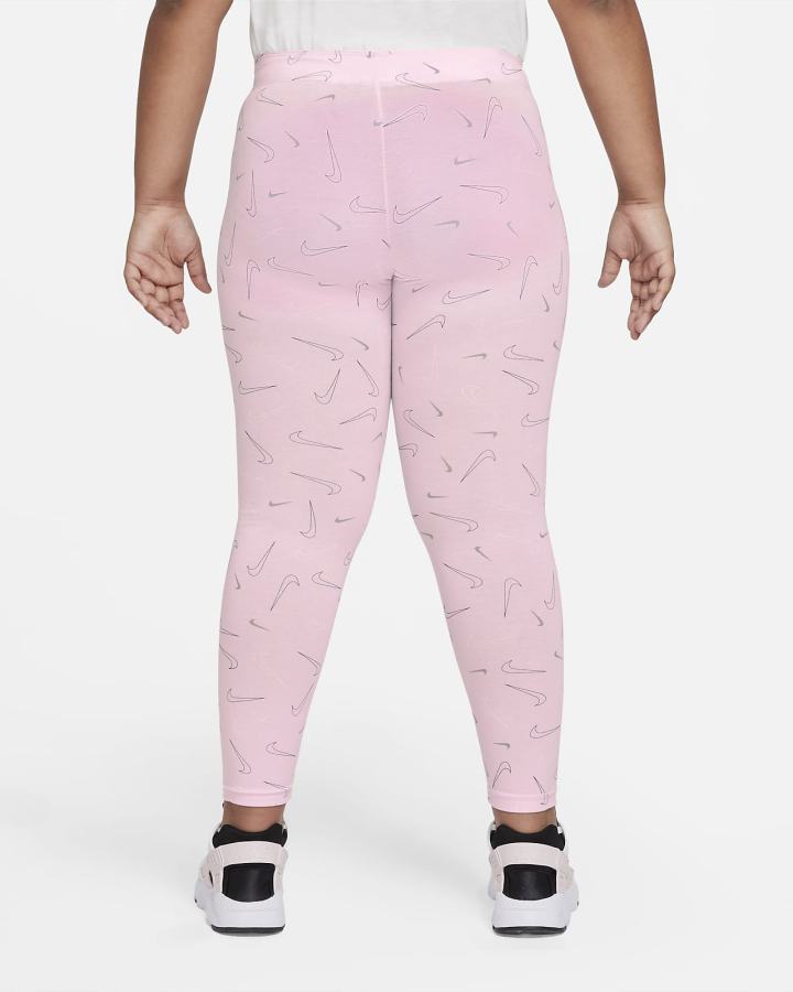 Leggins Nike Sportswear Favorites Kids Printed (Extended Size) Niña Rosas Blancas | YIKCL-6134