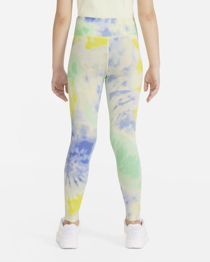 Leggins Nike Sportswear Favorites Kids Tie-Dye Niña Verde Menta | LTNCG-2834
