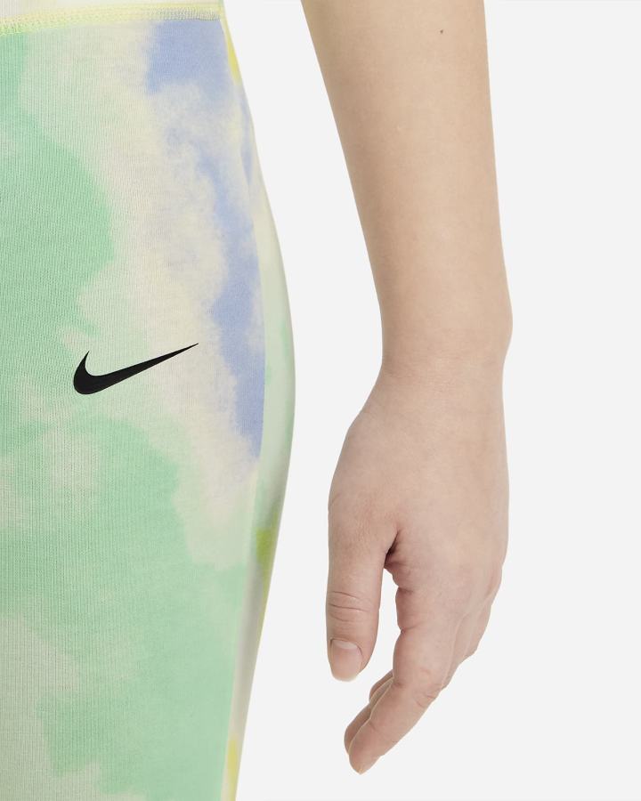 Leggins Nike Sportswear Favorites Kids Tie-Dye Niña Verde Menta | LTNCG-2834