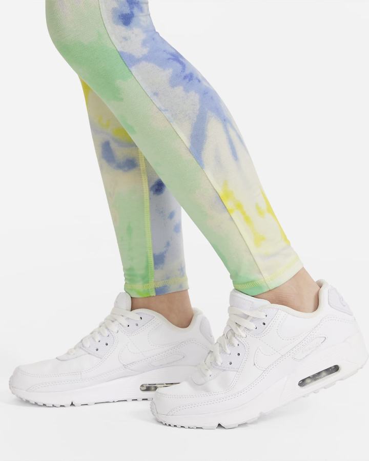 Leggins Nike Sportswear Favorites Kids Tie-Dye Niña Verde Menta | LTNCG-2834