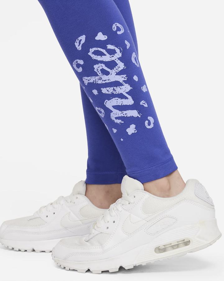Leggins Nike Sportswear Icon Clash Essential Kids Mid-Rise Niña Verde Menta | VIUCO-0169