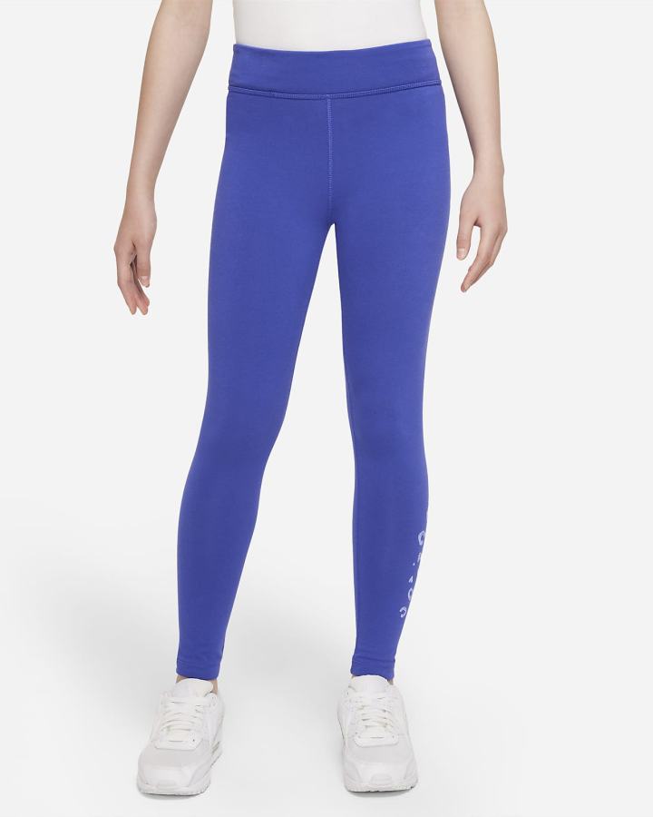 Leggins Nike Sportswear Icon Clash Essential Kids Mid-Rise Niña Verde Menta | VIUCO-0169