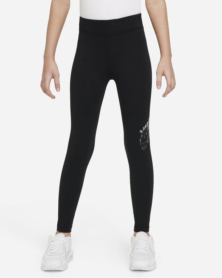 Leggins Nike Sportswear Older Kids High-Waisted Niña Rojas Claro Blancas | PEHTX-4378