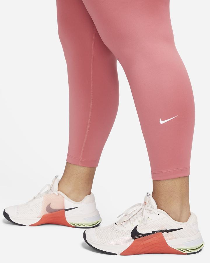 Leggins Nike Therma-FIT One Mid-Rise Mujer Rosas Blancas | IGCHF-5073