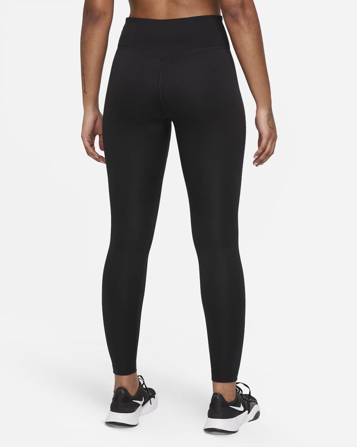 Leggins Nike Therma-FIT One Mid-Rise Mujer Negras Blancas | MBHTY-4627