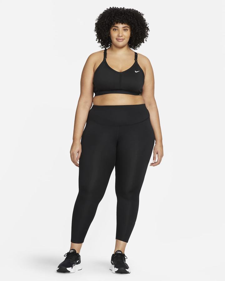 Leggins Nike Therma-FIT One Mid-Rise Mujer Negras Blancas | MJBKO-8936
