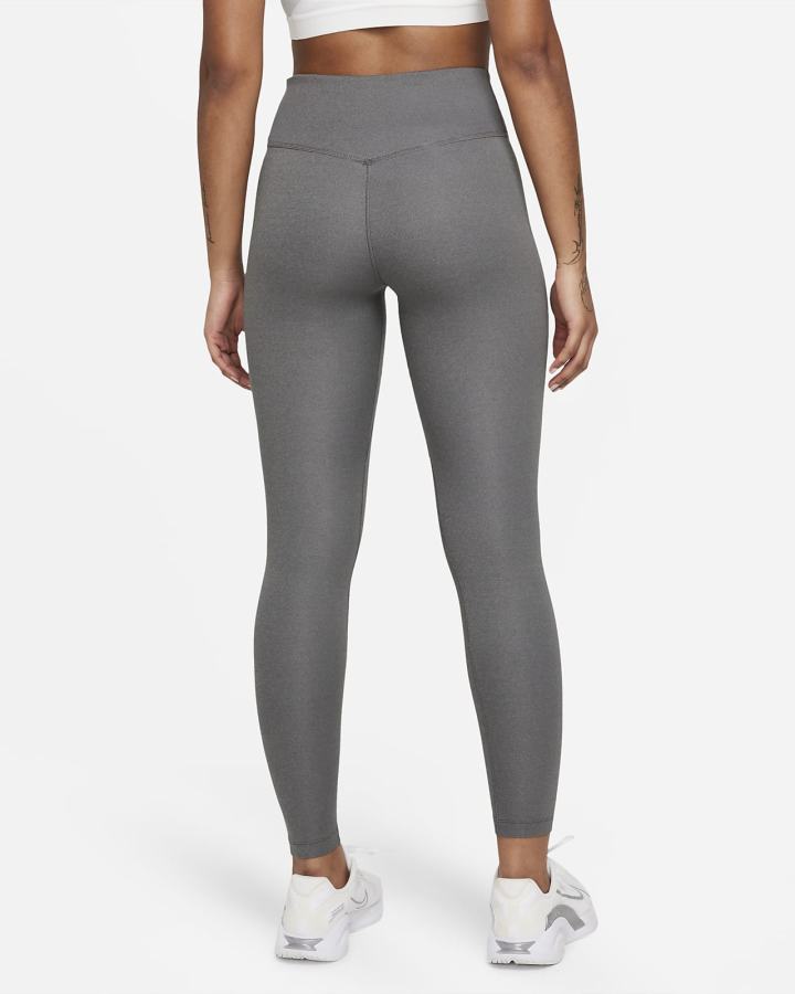Leggins Nike Therma-FIT One Mid-Rise Mujer Gris Negras | MOPJR-2175