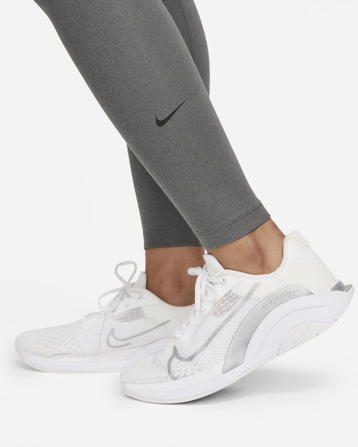 Leggins Nike Therma-FIT One Mid-Rise Mujer Gris Negras | MOPJR-2175