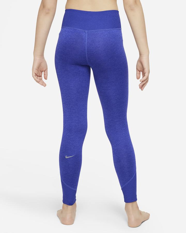 Leggins Nike Yoga Dri-FIT Kids Niña Azules | MCBAP-1687