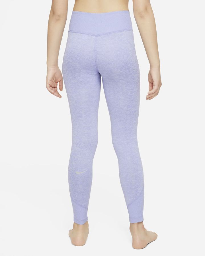 Leggins Nike Yoga Dri-FIT Kids Niña Moradas | XALKB-9518