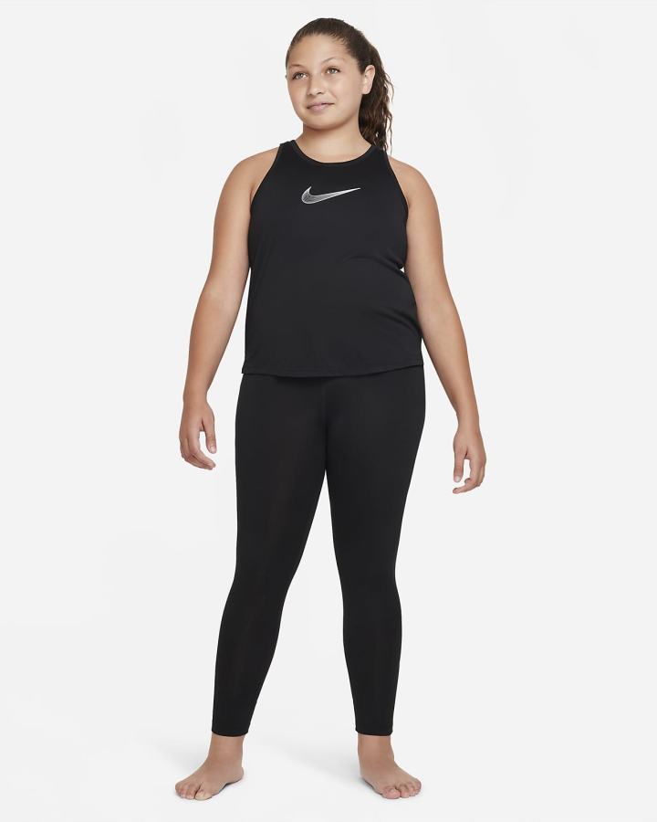 Leggins Nike Yoga Dri-FIT Kids Niña Negras | FITGN-3892