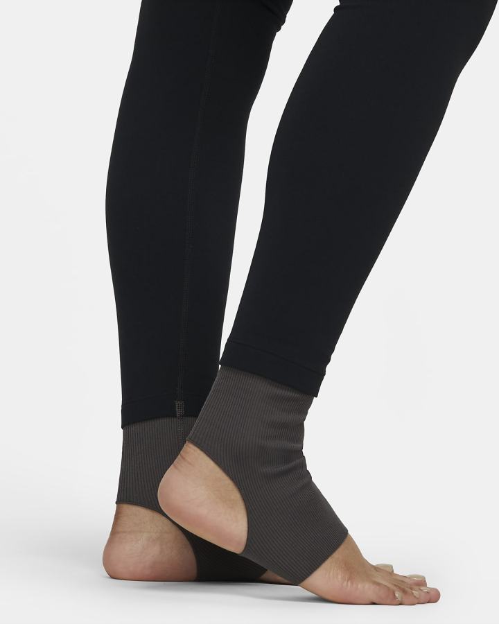 Leggins Nike Yoga Dri-FIT Luxe High-Waisted 7/8 Color-Block Mujer Negras Gris | AZKQM-3697