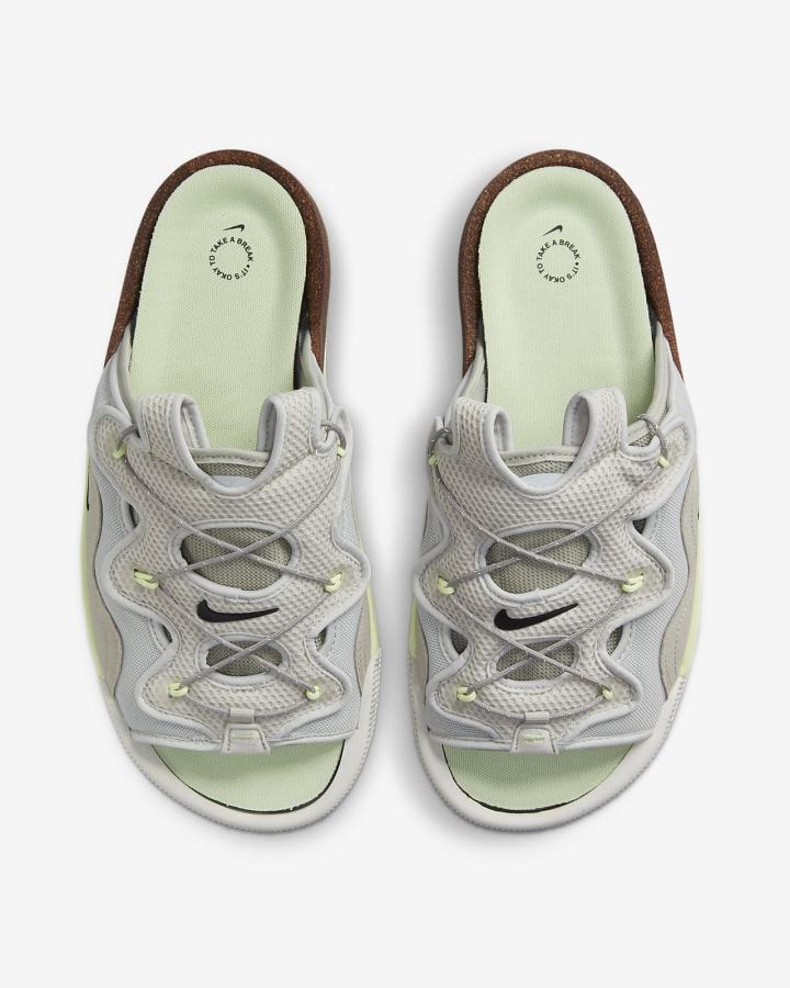 Mules Nike Offline 2.0 Mules Hombre Beige Claro Gris Negras | HQXZK-7349