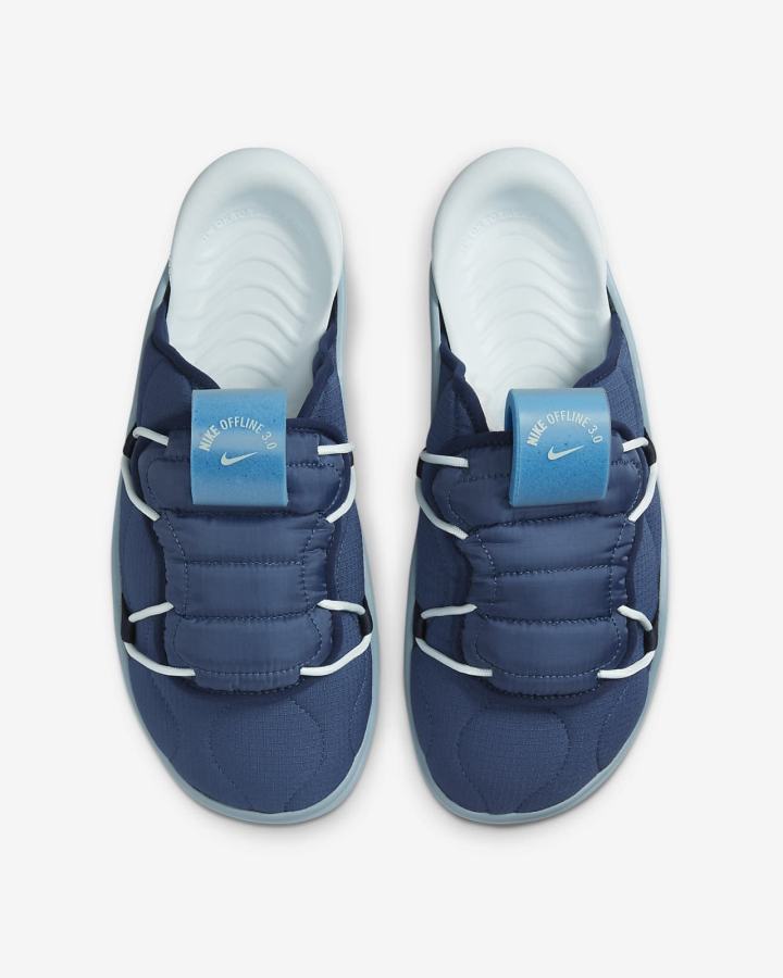 Mules Nike Offline 3.0 Mules Hombre Azul Marino Azules | EXKSO-6952
