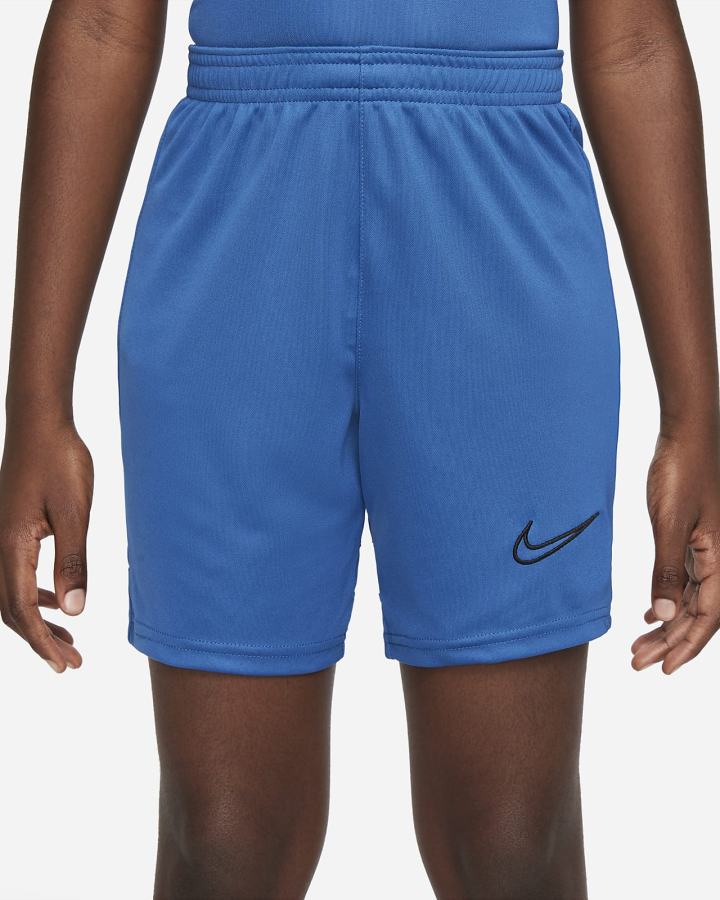 Pantalones Cortos Nike Academy Kids Knit Soccer Niña Azules Oscuro Negras | UWQVG-8239