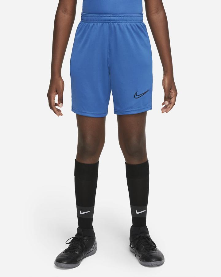 Pantalones Cortos Nike Academy Kids Knit Soccer Niña Azules Oscuro Negras | UWQVG-8239