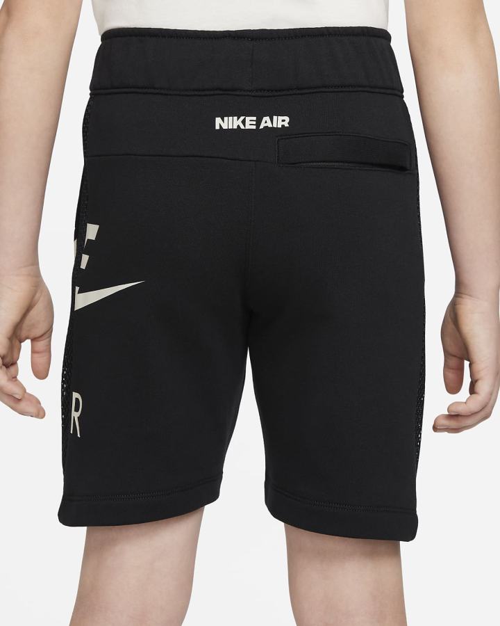 Pantalones Cortos Nike Air Kids French Terry Niño Negras Beige Claro | AKIVH-8479