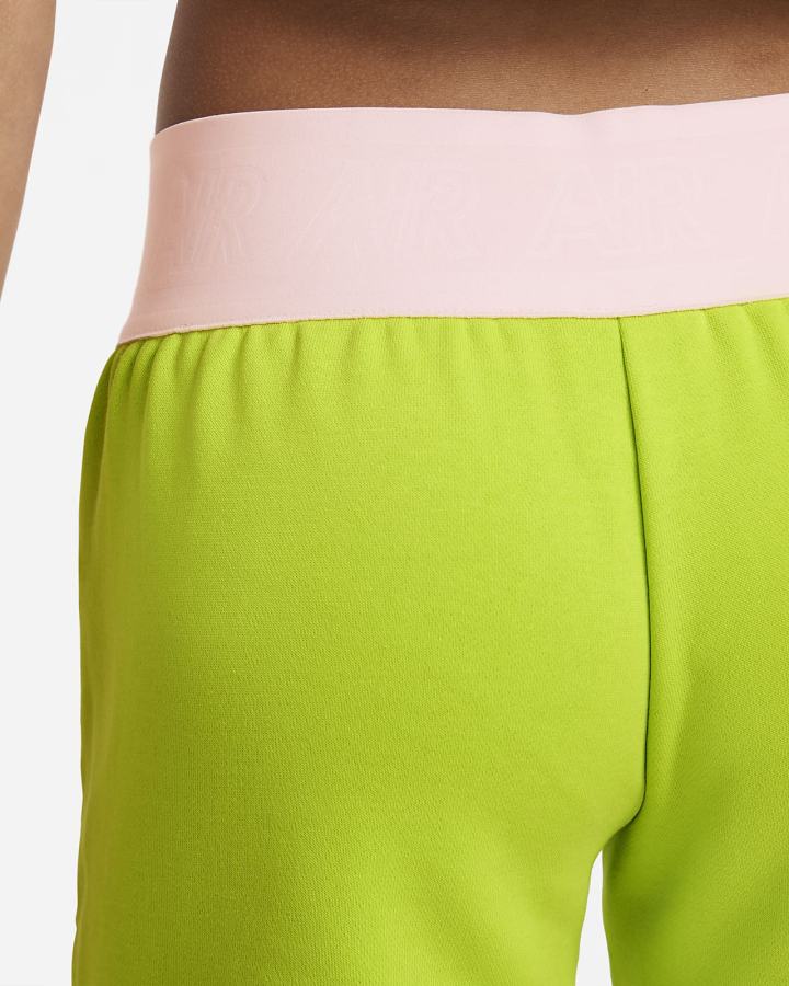 Pantalones Cortos Nike Air Kids French Terry Niña Verde Verde Oliva | SVLIB-4367