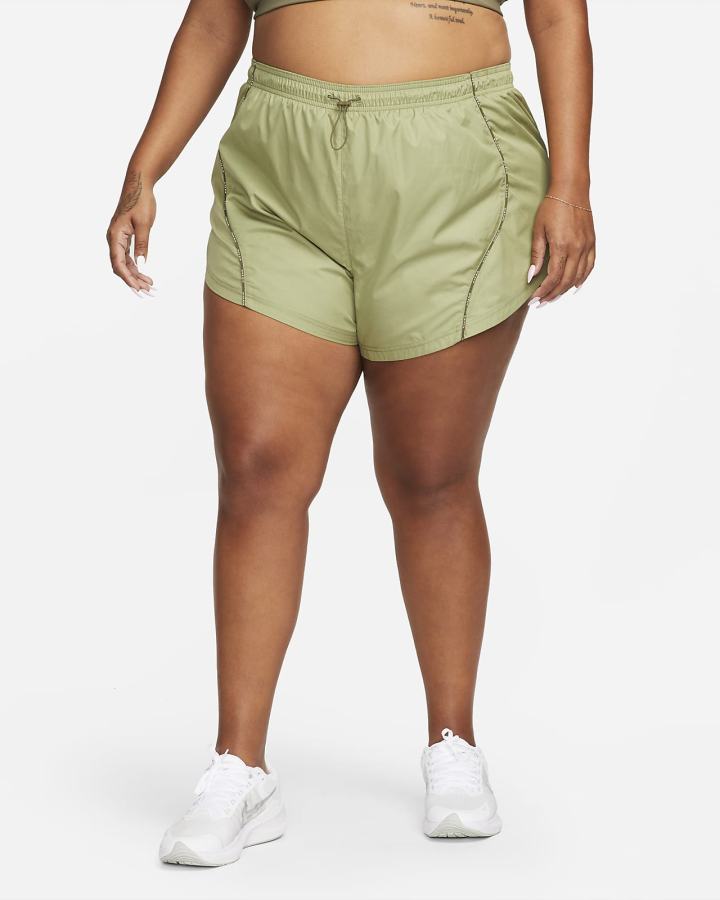 Pantalones Cortos Nike Air Running (Plus Size) Mujer Verde Oliva | PWSND-3426