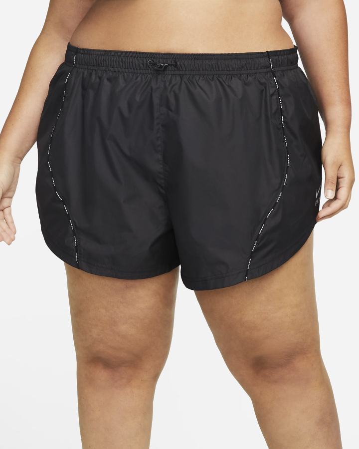 Pantalones Cortos Nike Air Running (Plus Size) Mujer Negras | RKSZP-4189
